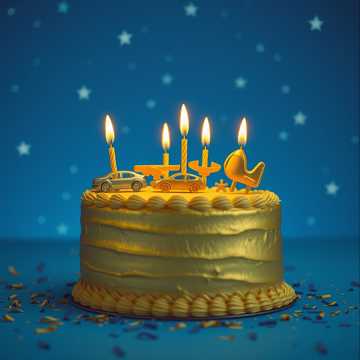 Veer's six candles