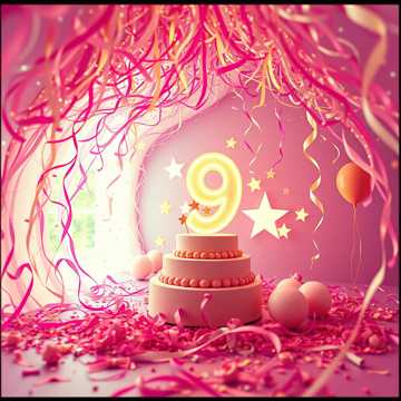 Kiana turns nine